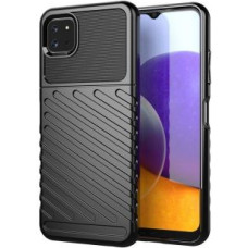 Hurtel Aizmugurējais vāciņš Hurtel  Thunder Case Flexible Tough Rugged Cover TPU Case for Samsung Galaxy A22 5G black