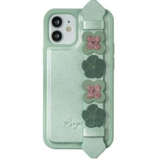 Kingxbar Aizmugurējais vāciņš Kingxbar  Kingxbar Sweet Series case decorated with original Swarovski crystals iPhone 12 Pro / iPhone 12 green