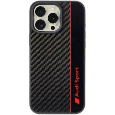 Audi Aizmugurējais vāciņš Audi  Audi Carbon Fiber Stripe iPhone 16 Pro Max 6.9