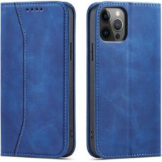 Hurtel Aizmugurējais vāciņš Hurtel  Magnet Fancy Case Case for iPhone 12 Pro Max Pouch Card Wallet Card Stand Blue