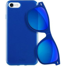 Puro Aizmugurējais vāciņš Puro  Puro Sunny Kit etui iPhone 7/8 + okulary SE 2020 / SE 2022 niebieski/blue IPC747SUNNYKIT1BLUE