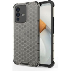 Hurtel Aizmugurējais vāciņš Hurtel  Honeycomb case armored cover with a gel frame Vivo V23 5G black