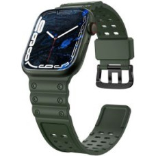 Hurtel Aizmugurējais vāciņš Hurtel  Strap Triple Protection Apple Watch SE strap, 9, 8, 7, 6, 5, 4, 3, 2, 1 (41, 40, 38 mm) band bracelet green