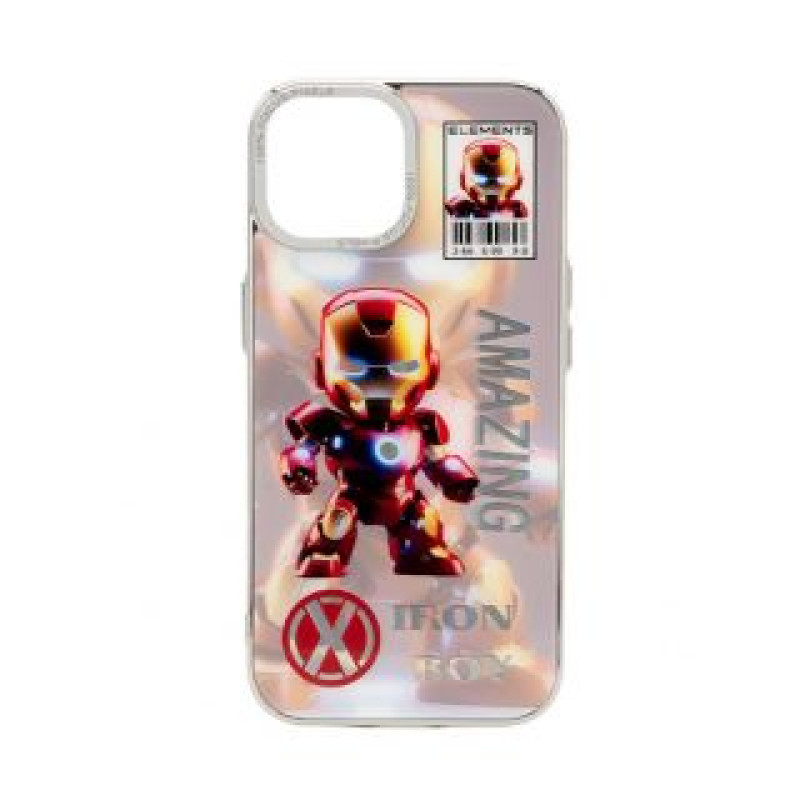 Ilike Aizmugurējais vāciņš iLike Apple iPhone 14 PC Silicone Case Iron Boy