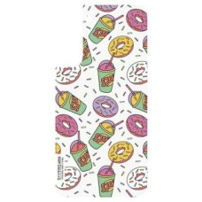 Samsung Aizmugurējais vāciņš Samsung  Panel Samsung GP-TOU021HOOPW do etui Frame Cover do Galaxy S22+ Simpsons Donut biały/white