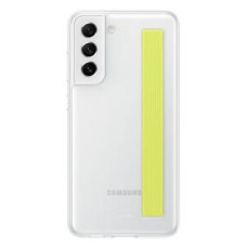 Samsung Aizmugurējais vāciņš Samsung  Etui Samsung EF-XG990CWEGWW S21 FE 5G G990 biały/white Slim Strap Cover