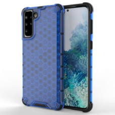 Hurtel Aizmugurējais vāciņš Hurtel  Honeycomb case armored cover with a gel frame for Samsung Galaxy S22 + (S22 Plus) blue