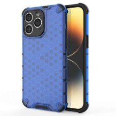 Hurtel Aizmugurējais vāciņš Hurtel  Honeycomb case for iPhone 14 Pro armored hybrid cover blue