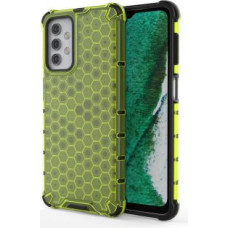 Hurtel Aizmugurējais vāciņš Hurtel  Honeycomb Case armor cover with TPU Bumper for Samsung Galaxy A32 5G green