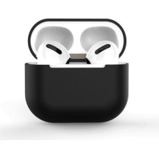 Hurtel Aizmugurējais vāciņš Hurtel  Case for AirPods 2 / AirPods 1 silicone soft cover for headphones black (Case C)