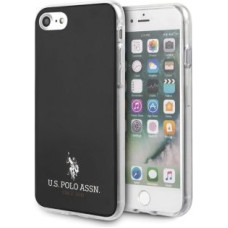 U.s. Polo Pu Aizmugurējais vāciņš U.S. Polo PU  US Polo USHCI8TPUBK iPhone 7/8/SE 2020 / SE 2022 czarny/black Shiny