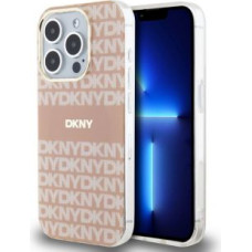 Dkny Aizmugurējais vāciņš DKNY - DKNY PC/TPU Repeat Pattern Tonal Stripe Magsafe Case for iPhone 14 Pro Pink