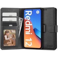 Tech-Protect Aizmugurējais vāciņš Tech-Protect  Tech-Protect Wallet case for Xiaomi Redmi 12 - black