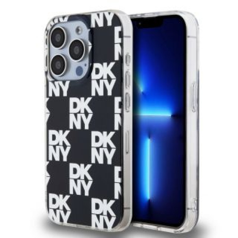 Dkny Aizmugurējais vāciņš DKNY - DKNY PC/TPU Checkered Pattern Case for iPhone 15 Pro Max Black