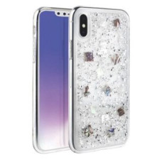 Uniq Aizmugurējais vāciņš UNIQ  UNIQ etui Lumence Clear iPhone Xs Max srebrny/Perivvinkle silver