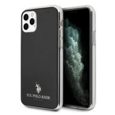 U.s. Polo Pu Aizmugurējais vāciņš U.S. Polo PU  US Polo USHCN65TPUBK iPhone 11 Pro Max czarny/black Shiny