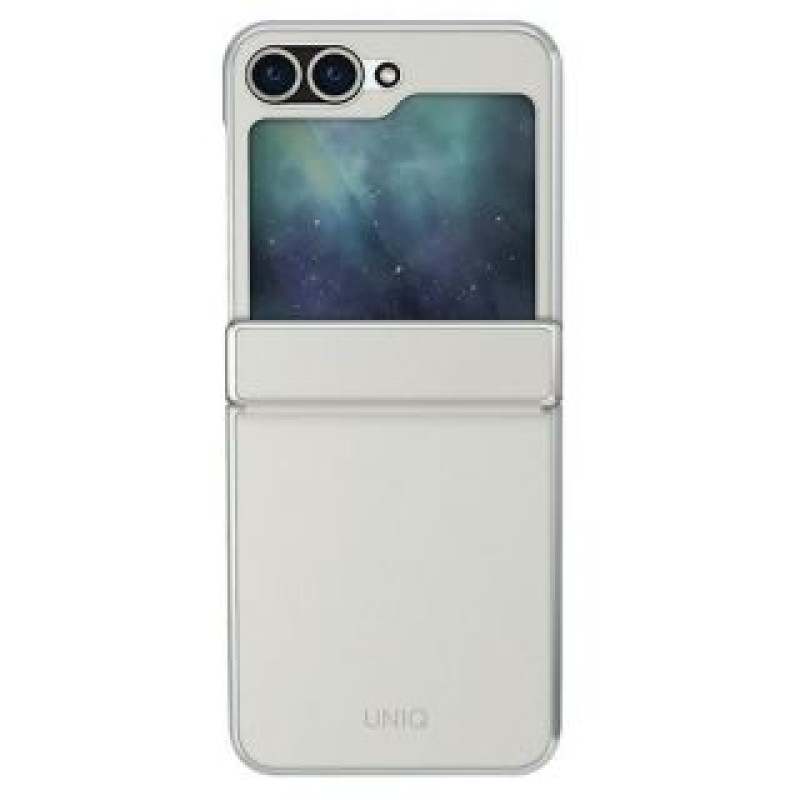 Uniq Aizmugurējais vāciņš UNIQ  UNIQ etui Ora Sam Z Flip6 F741 kremowy/cream