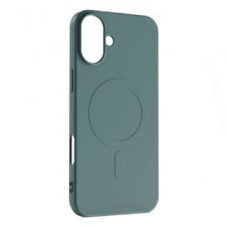 Hurtel Aizmugurējais vāciņš Hurtel  Liquid Silicone Case MagSafe for iPhone 16 Pro Max - dark green