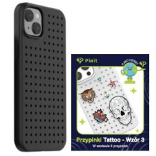 Palit Aizmugurējais vāciņš Palit  Zestaw Etui Pinit Dynamic + Tattoo Pin iPhone 14 Plus / 15 Plus 6.7