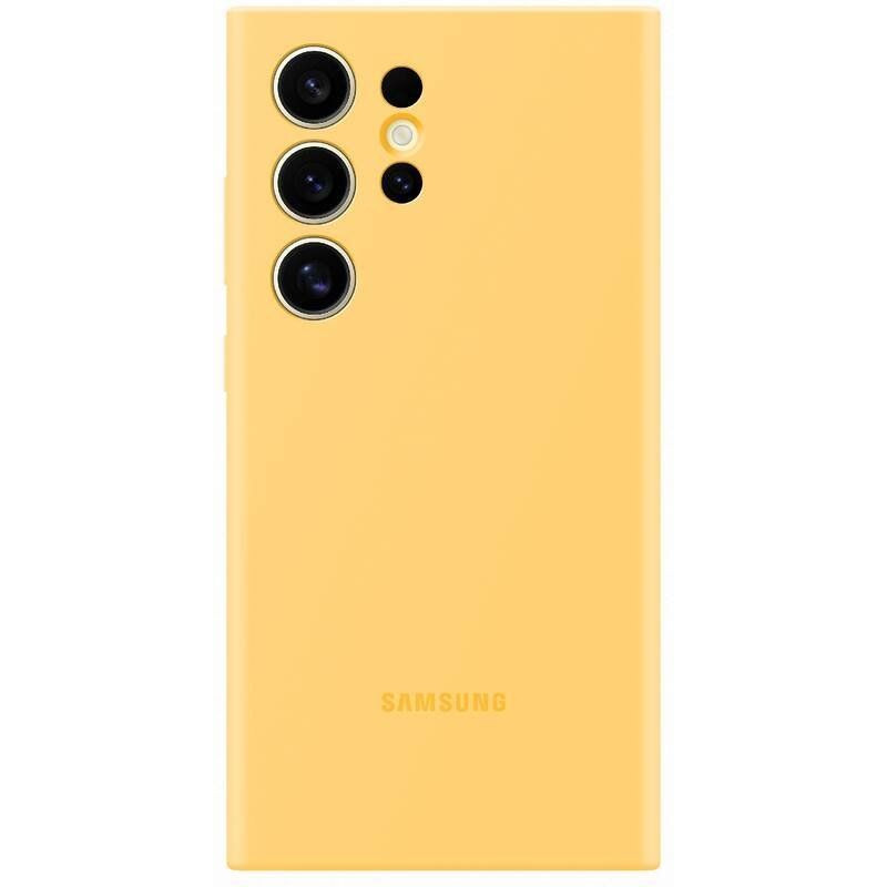 Samsung Aizmugurējais vāciņš Samsung - EF-PS928TYE Samsung Silicone Cover for Galaxy S24 Ultra Yellow