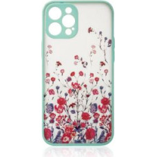 Hurtel Aizmugurējais vāciņš Hurtel  Design Case for iPhone 12 Pro flower case light blue