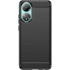 Hurtel Aizmugurējais vāciņš Hurtel  Carbon Case silicone case for Oppo A78 4G - black