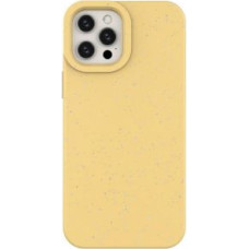 Hurtel Aizmugurējais vāciņš Hurtel  Eco Case Case for iPhone 12 Pro Silicone Cover Phone Cover Yellow