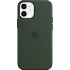 Apple Aizmugurējais vāciņš Apple - MHKR3ZM/A Apple Silicone Magsafe Cover for iPhone 12 Mini Cypress Green