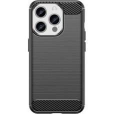 Hurtel Aizmugurējais vāciņš Hurtel  Flexible carbon pattern case for iPhone 15 Pro Carbon Case - black