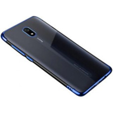 Hurtel Aizmugurējais vāciņš Hurtel  Clear Color Case Gel TPU Electroplating frame Cover for Xiaomi Redmi 8A blue