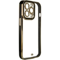 Hurtel Aizmugurējais vāciņš Hurtel  Fashion Case Cover for Xiaomi Redmi Note 11 Pro Gold Frame Gel Cover Black