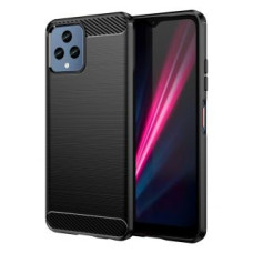 Hurtel Aizmugurējais vāciņš Hurtel  Carbon Case cover for T-Mobile Revvl 6 5G flexible silicone carbon cover black