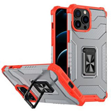 Hurtel Aizmugurējais vāciņš Hurtel  Crystal Ring Case Kickstand Tough Rugged Cover for iPhone 11 Pro Max red