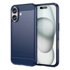 Hurtel Aizmugurējais vāciņš Hurtel  Carbon Case for iPhone 16 Silicone Case - Blue