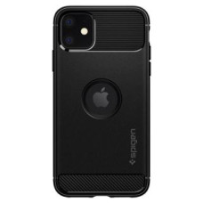 Spigen Aizmugurējais vāciņš Spigen  Spigen Rugged Armor case for iPhone 11 - matte black