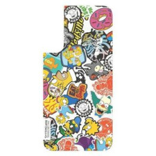 Samsung Aizmugurējais vāciņš Samsung  Panel Samsung GP-TOU021HOQYW do etui Frame Cover do Galaxy S22+ Simpsons Faces biały/white