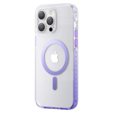 Kingxbar Aizmugurējais vāciņš Kingxbar  Kingxbar PQY Ice Crystal Series magnetic case for iPhone 14 Plus MagSafe purple