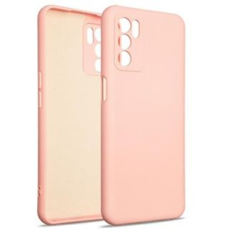 Beline Aizmugurējais vāciņš Beline  Beline Etui Silicone Oppo A16/A16s/A16K różowy/pink