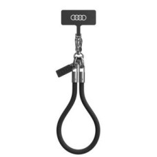 Audi Aizmugurējais vāciņš Audi  Audi uniwersalna smycz do telefonu 28cm 8mm czarny/black AU-HSL8-R8/D1-BK