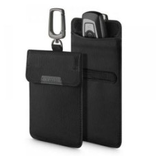 Spigen Aizmugurējais vāciņš Spigen  Spigen Pouch Keyless RFID Signal Blocker Klatka Faradaya czarny/black AFA03754