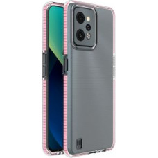 Hurtel Aizmugurējais vāciņš Hurtel  Spring Case for Realme C31 silicone case with a frame light pink