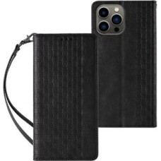 Hurtel Aizmugurējais vāciņš Hurtel  Magnet Strap Case for Samsung Galaxy S23+ Flip Wallet Mini Lanyard Stand Black