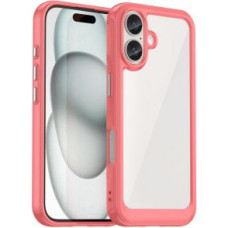 Hurtel Aizmugurējais vāciņš Hurtel  Outer Space Case with Gel Frame for iPhone 16 - Red