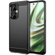 Hurtel Aizmugurējais vāciņš Hurtel  Carbon Case case for OnePlus Nord CE 3 flexible silicone carbon cover black