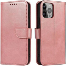 Hurtel Aizmugurējais vāciņš Hurtel  Magnet Case Cover for Xiaomi Redmi Note 12 5G / Poco X5 5G Cover Flip Wallet Stand Pink