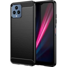 Hurtel Aizmugurējais vāciņš Hurtel  Carbon Case cover for T-Mobile Revvl 6 5G flexible silicone carbon cover black