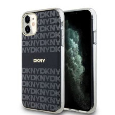 Dkny Aizmugurējais vāciņš DKNY - DKNY PC/TPU Repeat Pattern Tonal Stripe Magsafe Case for iPhone 11 Black