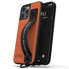 Diesel Aizmugurējais vāciņš Diesel  Diesel Handstrap Case Utility Twill iPhone 12/12 Pro czarno-pomarańczowy/black-orange 44288