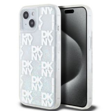 Dkny Aizmugurējais vāciņš DKNY - DKNY Liquid Glitter Checkered Pattern Case for iPhone 15 Transparent