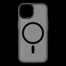 Decoded Aizmugurējais vāciņš Decoded  Decoded Transparent Grip Case with MagSafe for iPhone 15 Plus - gray and black